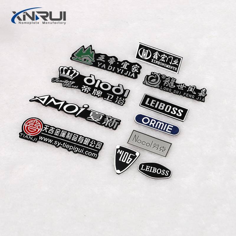 Cheaper Price Custom Metal Label Diamond Cut Nameplate For The Stereo